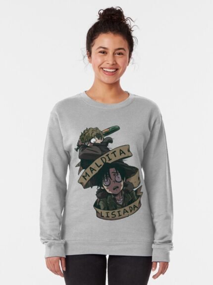 ANIME Boys Sweatshirt – Unisex Casual Concert Pullover for Men & Women with Letter Print