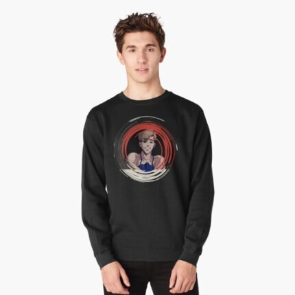 ANIME Boys Sweatshirt – Unisex Casual Concert Pullover for Men & Women with Letter Print