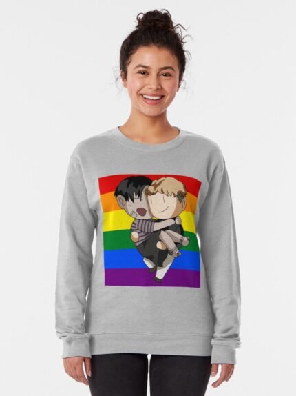 ANIME Boys Sweatshirt – Unisex Casual Concert Pullover for Men & Women with Letter Print