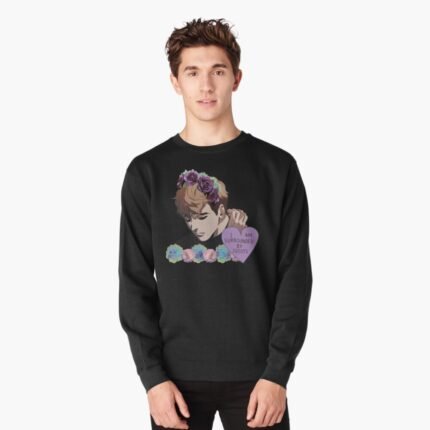 ANIME Boys Sweatshirt – Unisex Casual Concert Pullover for Men & Women with Letter Print