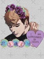 ANIME Boys Sweatshirt – Unisex Casual Concert Pullover for Men & Women with Letter Print