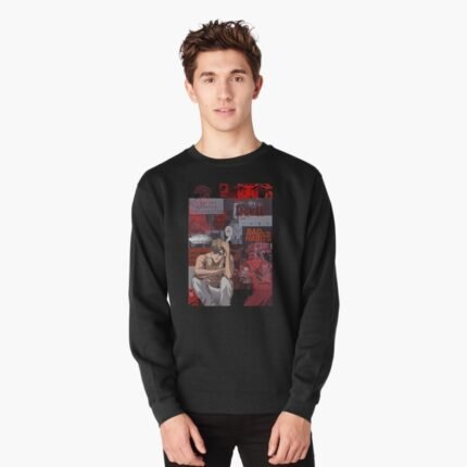 ANIME Boys Sweatshirt – Unisex Casual Concert Pullover for Men & Women with Letter Print