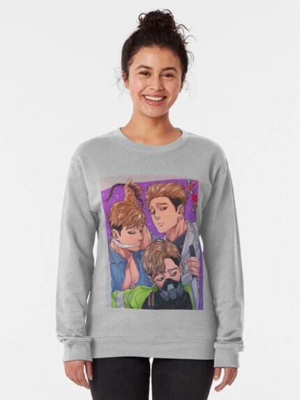 ANIME Boys Sweatshirt – Unisex Casual Concert Pullover for Men & Women with Letter Print