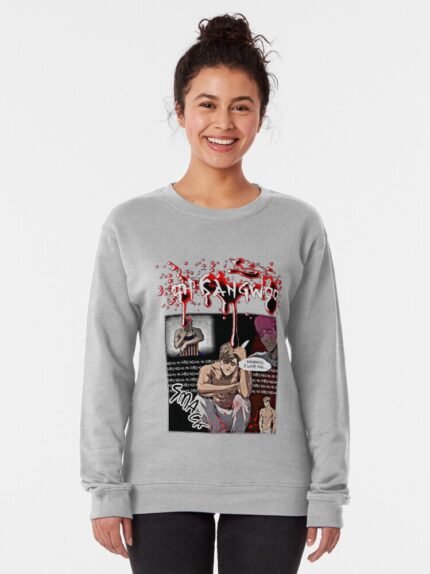 ANIME Boys Sweatshirt – Unisex Casual Concert Pullover for Men & Women with Letter Print