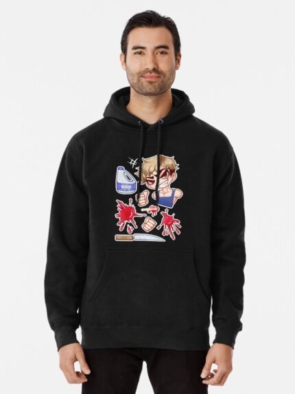 ANIME Boys hoodie – Unisex Casual Concert Pullover for Men & Women with Letter Print