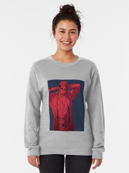 ANIME Boys Sweatshirt – Unisex Casual Concert Pullover for Men & Women with Letter Print