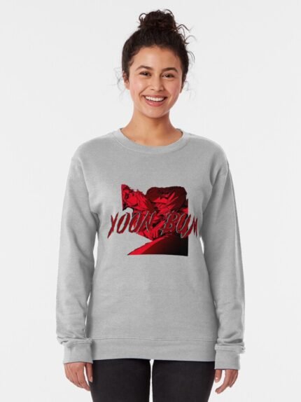 ANIME Boys Sweatshirt – Unisex Casual Concert Pullover for Men & Women with Letter Print