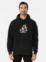 ANIME Boys hoodie – Unisex Casual Concert Pullover for Men & Women with Letter Print