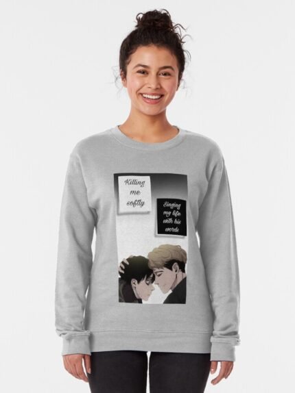 ANIME Boys Sweatshirt – Unisex Casual Concert Pullover for Men & Women with Letter Print