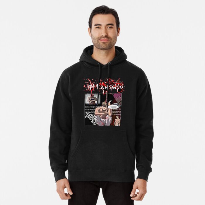 ANIME Boys hoodie – Unisex Casual Concert Pullover for Men & Women with Letter Print