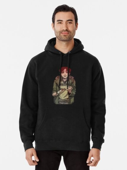 ANIME Boys hoodie – Unisex Casual Concert Pullover for Men & Women with Letter Print