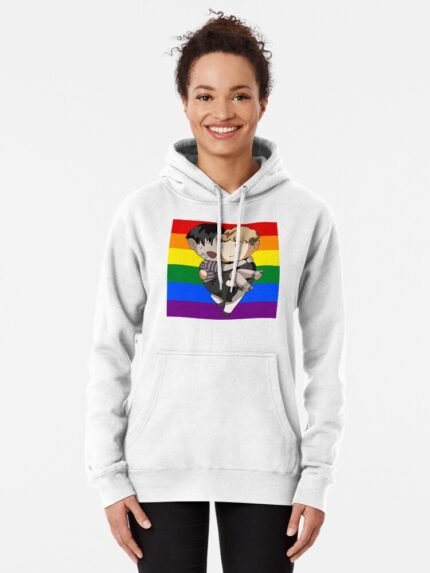 ANIME Boys hoodie – Unisex Casual Concert Pullover for Men & Women with Letter Print