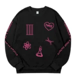 KPOP Boys Sweatshirt – Unisex Casual Concert Pullover for Men & Women with Letter Print