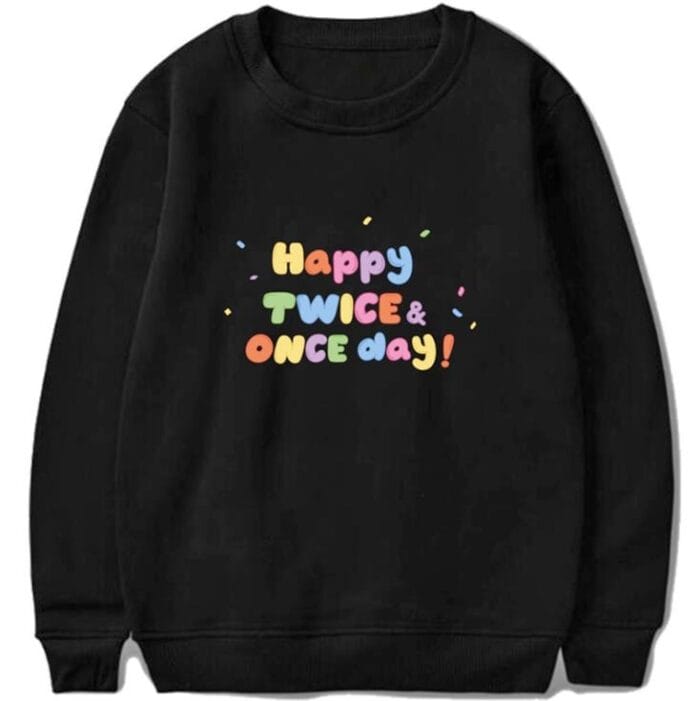 KPOP Boys Sweatshirt – Unisex Casual Concert Pullover for Men & Women with Letter Print
