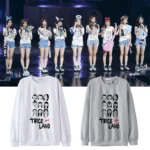 KPOP Boys Sweatshirt – Unisex Casual Concert Pullover for Men & Women with Letter Print