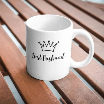 HUSBAND -Boys-Mugs-Men-Women-Concert-Letters-Coffee-Mug-Casual