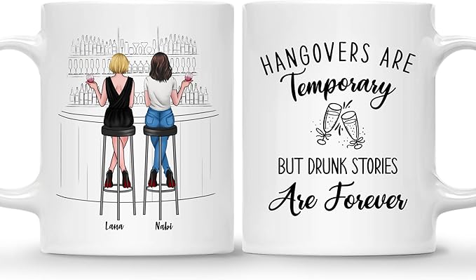 BEST FRIEND MUG – Unisex Casual Mug for Men & Women with Letter Print