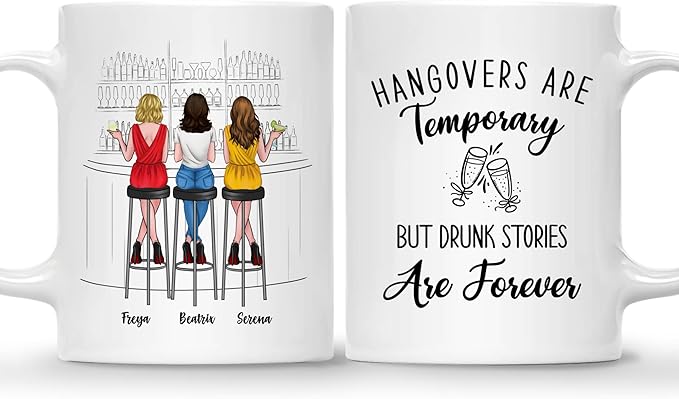 BEST FRIEND MUG – Unisex Casual Mug for Men & Women with Letter Print