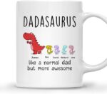 DADASAURUS MUG – Unisex Casual Mug for Men & Women with Letter Print