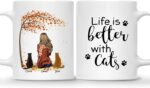 CAT COFFEE MUG – Unisex Casual Mug for Men & Women with Letter Print