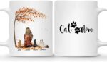 CAT COFFEE MUG – Unisex Casual Mug for Men & Women with Letter Print