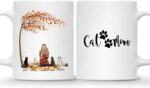 CAT COFFEE MUG – Unisex Casual Mug for Men & Women with Letter Print