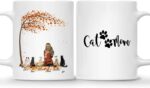 CAT COFFEE MUG – Unisex Casual Mug for Men & Women with Letter Print
