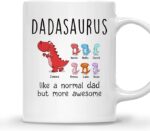 DADASAURUS MUG – Unisex Casual Mug for Men & Women with Letter Print