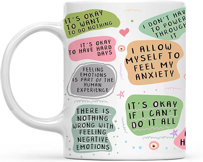 COFFEE MUG – Unisex Casual Mug for Men & Women with Letter Print