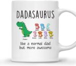 DADASAURUS MUG – Unisex Casual Mug for Men & Women with Letter Print