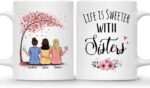 BEST FRIEND MUG – Unisex Casual Mug for Men & Women with Letter Print