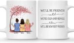 BEST FRIEND MUG – Unisex Casual Mug for Men & Women with Letter Print