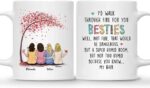 BEST FRIEND MUG – Unisex Casual Mug for Men & Women with Letter Print