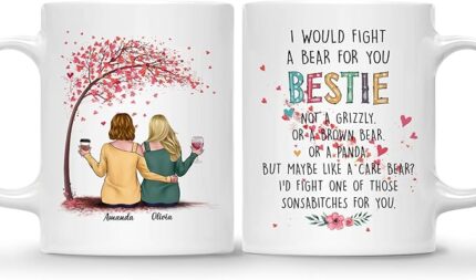 SISTER MUG – Unisex Casual Mug for Men & Women with Letter Print