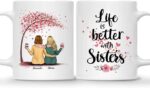 SISTER MUG – Unisex Casual Mug for Men & Women with Letter Print