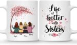 SISTER MUG – Unisex Casual Mug for Men & Women with Letter Print
