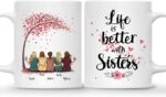 SISTER MUG – Unisex Casual Mug for Men & Women with Letter Print