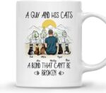 CAT DAD MUG – Unisex Casual Mug for Men & Women with Letter Print