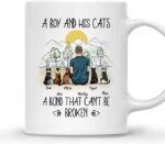 CAT DAD MUG – Unisex Casual Mug for Men & Women with Letter Print