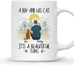 CAT DAD MUG – Unisex Casual Mug for Men & Women with Letter Print