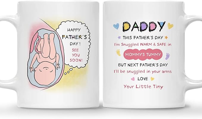 DAD MUG – Unisex Casual Mug for Men & Women with Letter Print