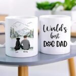 DOG DAD MUG – Unisex Casual Mug for Men & Women with Letter Print