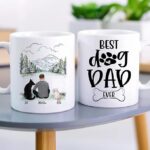 DOG DAD MUG – Unisex Casual Mug for Men & Women with Letter Print