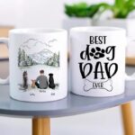 DOG DAD MUG – Unisex Casual Mug for Men & Women with Letter Print