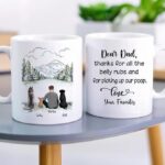 DOG DAD MUG – Unisex Casual Mug for Men & Women with Letter Print