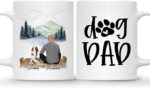 DOG DAD MUG – Unisex Casual Mug for Men & Women with Letter Print