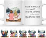 BEST FRIEND MUG – Unisex Casual Mug for Men & Women with Letter Print