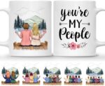 BEST FRIEND MUG – Unisex Casual Mug for Men & Women with Letter Print