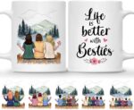 BEST FRIEND MUG – Unisex Casual Mug for Men & Women with Letter Print