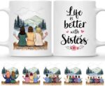 BEST FRIEND MUG – Unisex Casual Mug for Men & Women with Letter Print